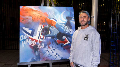 Canvases depicting Habs games