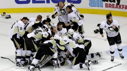 Penguins celebrate