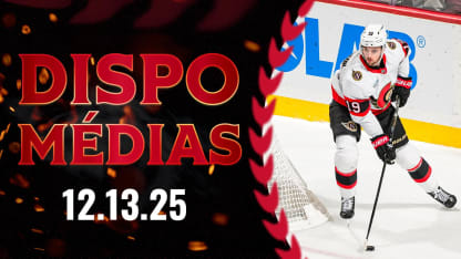 Drake Batherson dispo médias après le match contre MIN