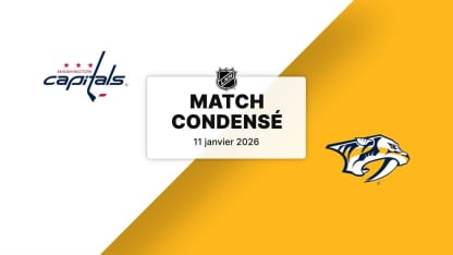 Match condensé : Capitals @ Predators 11/01/2026