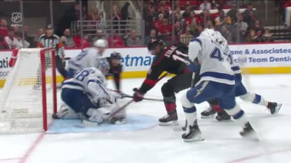 TBL@CAR: Staal scores goal against Andrei Vasilevskiy