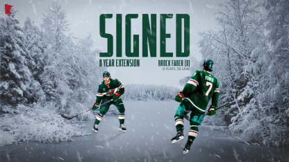 Minnesota Wild Signs Faber 072924