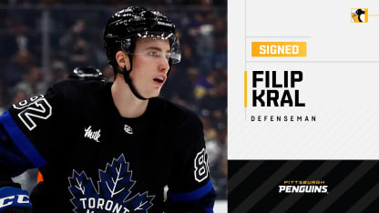 Penguins Sign Defenseman Filip Kral to a One-Year Contract