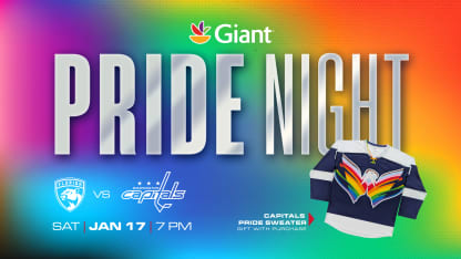 A Decade of Pride: Capitals To Host 10th Consecutive Pride Night Presented by Giant on Jan 17