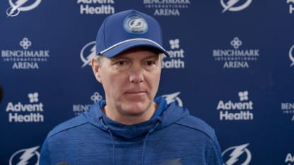 Jon Cooper | Pregame vs San Jose Sharks