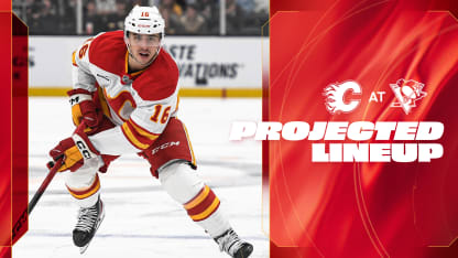 Projected Lineup - Flames @ Penguins - 10.01.26