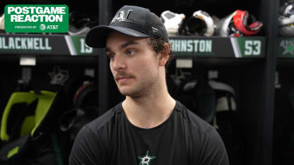 UTA@DAL Postgame: Wyatt Johnston