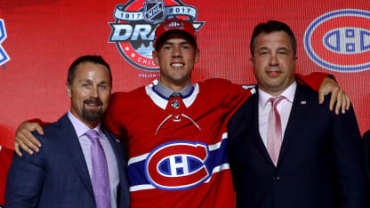 Trevor Timmins Ryan Poehling Montreal Canadiens 2017 Draft
