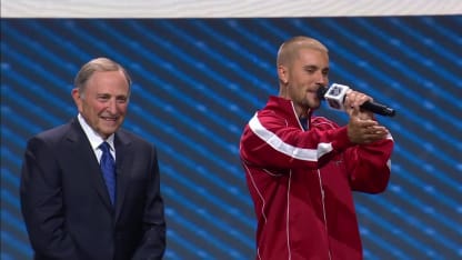 Bieber announces McKenna as first overall draft pick