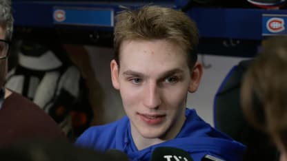 Après-match c. BOS : Hutson