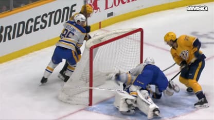 BUF@NSH: Lyon with a great save against Nick Blankenburg