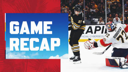 RECAP: Bruins 3, Panthers 2 (OT)