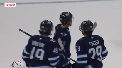 MIN@WPG: Barlow scores goal against Jesper Wallstedt