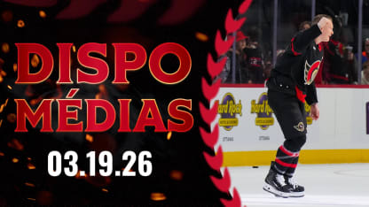 Brady Tkachuk dispo médias après le match contre NYI