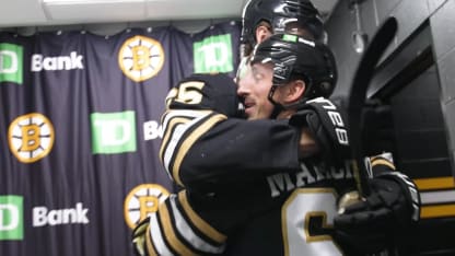 B's Teammates Talk What Makes Marchand Special