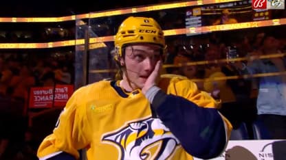 Cody Glass emotional after 1st career hat trick 