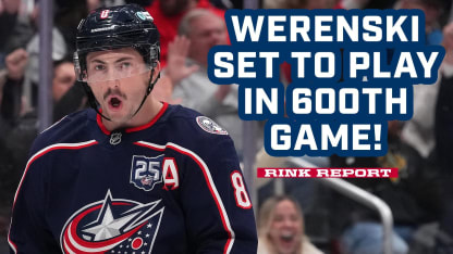 Zach Werenski Set to Play in 600th Game vs. the Ducks Tonight! | Rink Report
