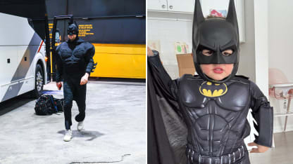 James van Riemsdyk wears Batman costume for son 4th birthday