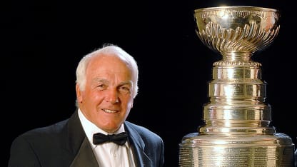 Henri Richard in Tux with Cup