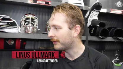 Linus Ullmark Media Availability - Oct. 21