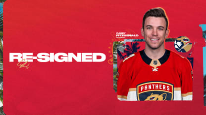 Florida Panthers Agree to Terms with Defenseman Casey Fitzgerald on a One-Year, Two-Way Contract