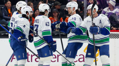 Vancouver Canucks Anaheim Ducks game recap November 5