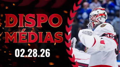 Linus Ullmark dispo média après le match contre TOR