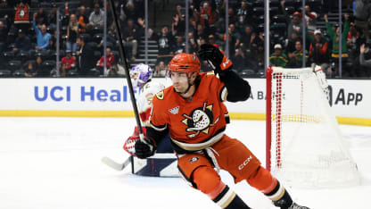 Gauthier opens the scoring on the breakaway