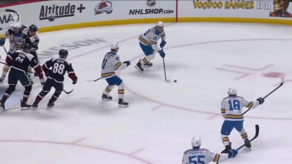 STL@COL: Thomas nets first career hat trick