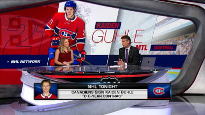 NHL Tonight: Kaiden Guhle signs extension