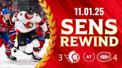 Sens Rewind: Sens Pick Up a Point Against Montreal