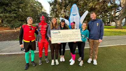 Sharks Foundation presented RfaBO with a $10,000 grant