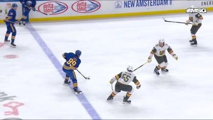 VGK@BUF: Thompson scores goal against Akira Schmid