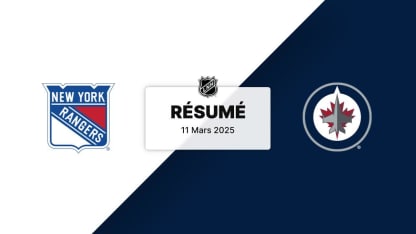 NYR vs WPG | Résumé 11/03/25