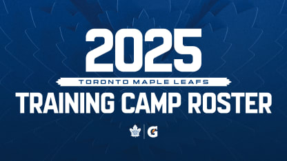 Maple Leafs Announce 2025 Training Camp Roster