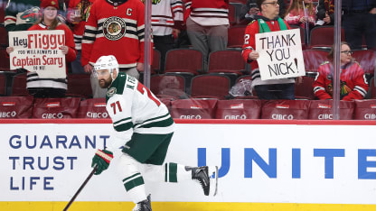 Nick Foligno welcomed back to Chicago