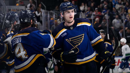 St. Louis Blues - Who knew that red, blue and yellow matched so