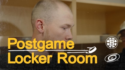Locker Room Raw: David Pastrnak and Morgan Geekie