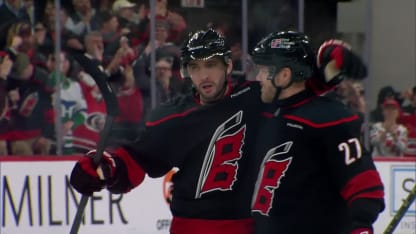 DAL@CAR: Gostisbehere scores PPG against Jake Oettinger