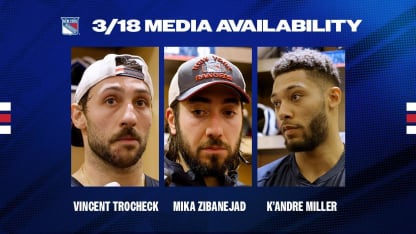 Postgame: Trocheck, Zibanejad and Miller