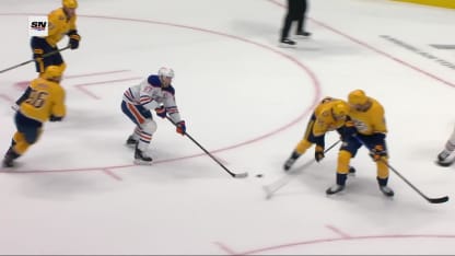 EDM@NSH: McDavid scores goal against Juuse Saros