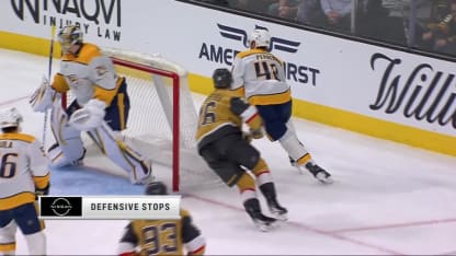 NSH@VGK: Annunen with a great save against Pavel Dorofeyev