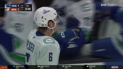 Boeser answers back with PPG