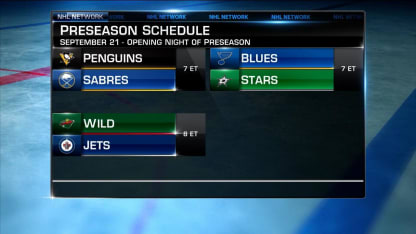 NHL Tonight: Preseason schedule