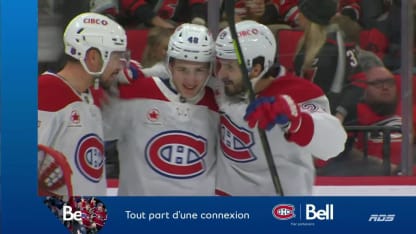 MTL@CAR: Hutson (MTL) marque un but dans un filet désert