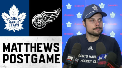 Auston Matthews | Post Game vs Detroit Red Wings | October 13, 2025