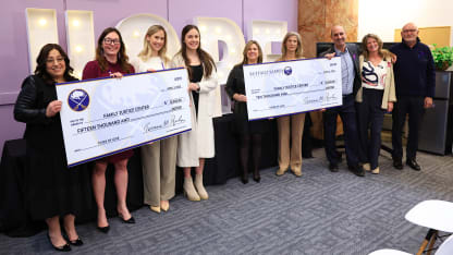 buffalo sabres family justice center donation 