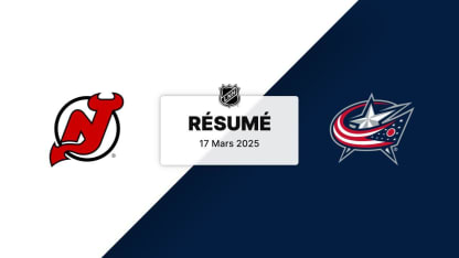 NJD vs CBJ | Résumé 17/03/25