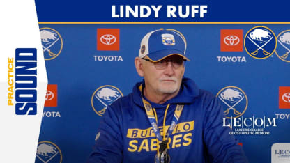 Lindy Ruff After Practice