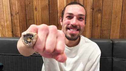 ‘Overwhelming, for sure’: Lomberg receives Stanley Cup ring 